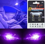 Led 5050 Light Purple 12000K 194 Two Bulb License Plate Tag Upgrade Fit Smd Jdm. Fixed Price $11.25.