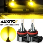 Auxito Yellow H11 H16 H8 Led Fog Driving Lights Fanless Bulb 3000K Super Bright. Fixed Price $20.89.