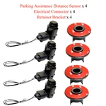 4X Parking Aid Sensor +connector Bracket Front Rear For Volkswagen 2004-2010. Fixed Price $108.00.