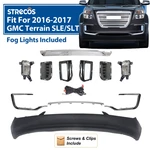 For 2016-2017 Gmc Terrain Sle Slt Front Lower Bumper Valance W/ Fog Lights. Fixed Price $235.99.