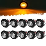 Partsam 10PC 3/4IN Amber Round Led Clearance Turn Signal Light 12V Dot Truck. Fixed Price $30.58.