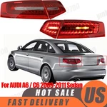 4PCS Lh+rh Inner+outer Led Tail Lights Rear Lamp For Audi A6 C6 Sedan 2009 10 11. Fixed Price $150.90.