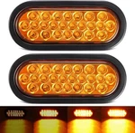 Partsam Pack 6.3" Amber Strobe Lights Truck Trailer 24LED. Fixed Price $52.27.