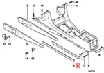 Bmw E38 725TDS 728I Rear Left Center Console Trim Panel 51168235509 No Duties. Fixed Price $97.58.