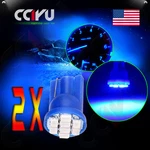 2PCS For Gmc Super Blue T10 168 194 2825 8SMD Led Bulbs Dash Speedometer Light. Fixed Price $8.59.