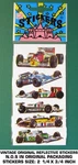 Formula 1 Various - Vintage Original Vinyl Decal Sheet Total 6. Fixed Price $9.50.