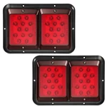 Partsam 2X Double Rv Trailer Camper Tail Lights 24-2835 Led Horizontal Vertic.... Fixed Price $62.02.