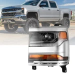 Driver Side Headlight For 2016-2019 Chevy Silverado 1500 W/ Led Drl. Fixed Price $159.99.