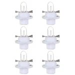 6X Warm White B8.4D Halogen Bulb Instrument Panel Cluster Dashboard Lights. Fixed Price $8.31.
