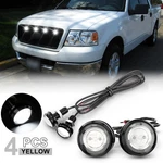 4PCS White Raptor Style Led Front Grille Lights Kit For Toyota RAV4 2019-2024. Fixed Price $16.98.