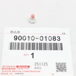 90010-01083 Toyota Oem Genuine Blub, Differential Lock Switch. Fixed Price $8.44.