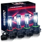 10000K 9005 9006 Led Headlight Kit Combo Bulbs Low Beam Super Bright White. Fixed Price $24.99.