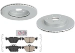 Rear Coated Disc Brake Rotors & Pads For Wrx Gt 21-24 W/ Electric Parking. Fixed Price $144.00.