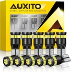 Auxito 194 Led Light Bulb 6000K White 168 2825 W5W T10 Wedge 24-SMD 3014 10PCS. Fixed Price $14.99.