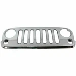 Front Grille All Chrome Fits 2007 2017 Jeep Wrangler. Fixed Price $117.50.
