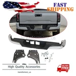 For Toyota Tacoma 2016-2023 Chrome Rear Step Bumper Assembly W/o Sensor Holes. Fixed Price $140.99.