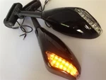 New W/turn Signal Yellow Led Lights Mirrors For Honda Cbr Suzuki Gsxr TL1000R. Fixed Price $24.44.