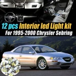 12PC Super White Car Interior Led Light Bulb Kit For 1995-2000 Chrysler Sebring. Fixed Price $13.34.