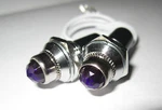 Roadpro RP-4054 12V Purple Dash Pilot Indicator 2-PK Signal Pair. Fixed Price $8.95.
