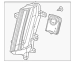 Genuine Gm Daytime Run Lamp 84761114. Fixed Price $447.65.