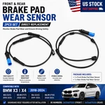 2PCS Front Rear Brake Pad Wear Sensor For 18-24 Bmw X3 G01 F97 34356870351. Fixed Price $13.45.