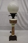 Royal Standard Bone China Orange Paisley Chintz #1445 3-WAY Electric Parlor Lamp. Fixed Price $89.99.