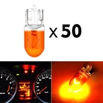 50X Yellow Side Marker Light Orange Glass 12V Car Halogen Bulbs W5W T10 194. Fixed Price $9.99.