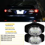 Rear Led Number License Plate Light Kit White Lamp For 2009-2013 Toyota Corolla. Fixed Price $8.54.