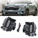 Led Drl Left&right Fog Driving Light Daytime Running Lamp For Kia Seltos 24-26. Fixed Price $150.22.