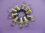 10 Fits Studebaker Amber 12V Led Instrument Panel BA9S Light Bulbs Globes Nos. Fixed Price $18.14.