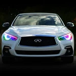 Oracle Lighting 14-24 Fits Infiniti Q50 Colorshift Rgb+w Headlight Drl Upgrade. Fixed Price $359.99.