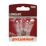 Sylvania Longlife 7443 21/6W Two Bulb Brake Stop Tail Parking Light Replace Lamp. Fixed Price $12.60.