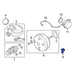 Ford TRANSIT-150 2015-2021 CK4Z2C444A Power Brake Booster Vacuum Sensor. Fixed Price $75.68.