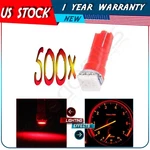 500X Red T5 58 70 74 1SMD Led Wedge Instrument Cluster Panel Gauge Light Bulb. Fixed Price $46.68.