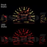 Dash Cluster Gauge Red Smd Led Light Bulbs Kit Fits 84-89 Toyota 4RUNNER 1ST Gen. Fixed Price $13.99.