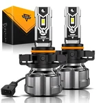 Auxbeam 5202 Fog Led Bulbs 6500K White 120W 25000LM Super Bright Fanless REAL1:1. Fixed Price $29.99.