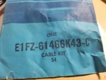 Oem Ford E1FZ-61466K43-C 1981-85 Escort Tray Lifting Straps Cable Kit. Fixed Price $18.95.