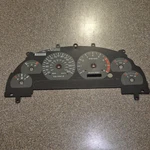 1999-2002 Ford Mustang Oem V8 150 Mph Grey Faced Gauge Inner Overlay. Fixed Price $46.99.