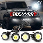4PCS White Raptor Style Led Front Grille Lights Kit For Toyota RAV4 2019-2024. Fixed Price $11.99.