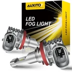 Auxito H11 H16 H8 Led Headlight Bulbs Fog Super White Lamp 6500K 3400LUMEN. Fixed Price $18.99.