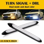 9" Sequential Drl Led Strip Headlight Daytime Running Signal Lamp 2PCS Fz. Fixed Price $13.29.