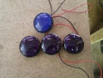 Lot Roadpro 12V 1.4W Stick On Reflective 1-3/4" Markers Running Lights-tested. Fixed Price $15.00.
