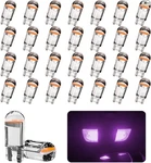 30PCS 194 T10 Led Light Bulbs, W5W Wedge Cob For Interior Do Color: Pink. Fixed Price $11.99.