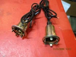 UNIVERSAL-3/4 Hole--double Contact-tail-park--signal--socket-lot Of 2. Fixed Price $18.95.