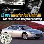 12PC Super White Car Interior Led Light Bulb Kit For 2001-2005 Chrysler Sebring. Fixed Price $14.34.