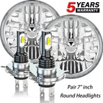 7" Round Headlights Sealed Hi/lo Beam New. Fixed Price $65.99.