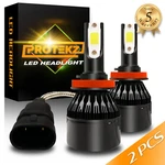 Protekz Cree Led Bulb Kit Direct Replacement H7 Headlight 100W 31000LM 6K. Fixed Price $36.49.