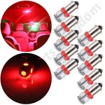 10PCS Ultra Red BA9S 5050 5-SMD Instrument Panel Gauge Cluster Light Bulbs. Fixed Price $8.99.