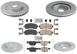 Coated Disc Brake Rotors & Pads Fits Wrx Gt 21-24 With Electric Parking. Fixed Price $335.00.