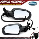 2X Mirror W/ Power-fold Heated & Signal Blind Spot For Audi A4 2012-2016. Fixed Price $205.99.